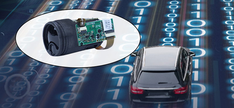 How does the laser ranging module monitor traffic flow?